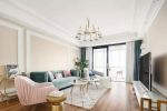 时尚北欧风格128平米四居室客厅沙发设计效果图