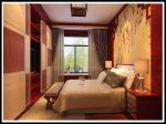 新中式风格90平米二居室卧室装修效果图