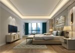 350平大平层现代风格卧室床尾凳设计图片