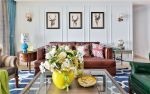140平现代温馨风格家居客厅沙发装修图片