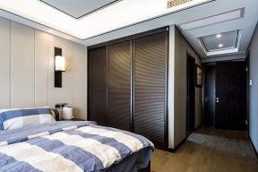 三居150平新中式风格卧室装修设计图