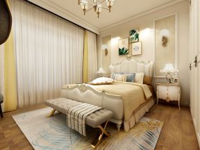 213平米复式美式风格卧室装修设计效果图