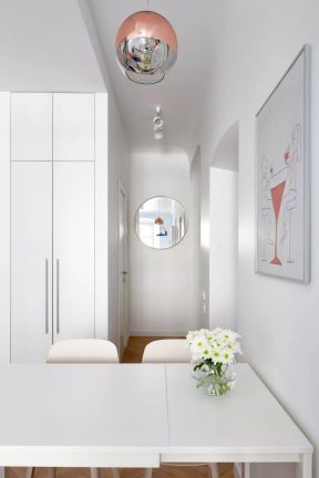 27平米小户型现代风格餐厅家具装饰效果图