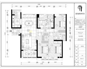 180平米平層現(xiàn)代風格裝修戶型圖