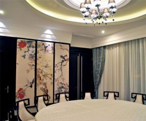 1000平新古典風(fēng)格飯店背景墻裝修設(shè)計(jì)效果圖