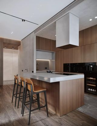 115平米三居室絢麗風格廚房裝修設計效果圖大全