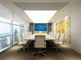 2000平现代风格办公室会议室装修设计效果图大全