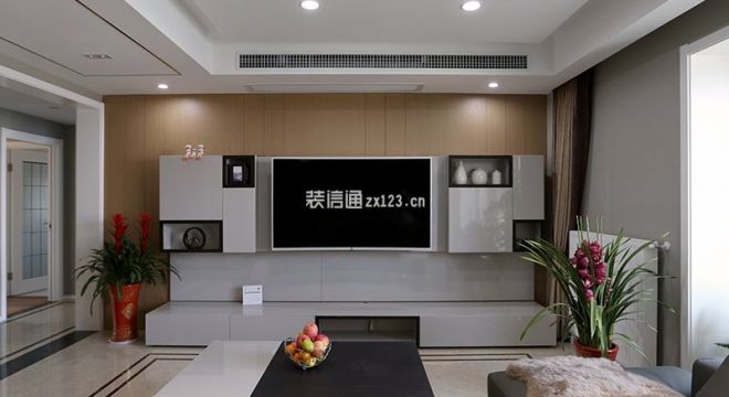 南湖时尚城现代风格216平米五居室装修案例