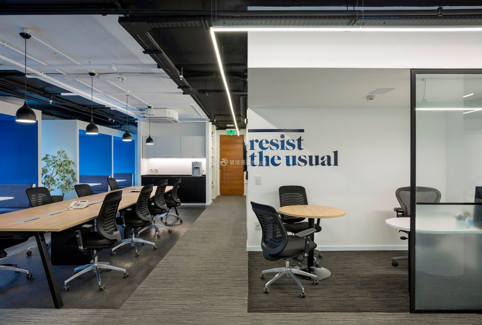 1500平现代风格办公室会议室装修效果图