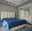 130平太平洋城中城轻奢风格卧室软包床头设计图片
