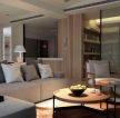 现代风格90平米客厅沙发茶几效果图片