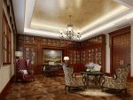 青山湖玫瑰园别墅1200平欧式风格装修案例