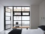 现代二居小复式50平卧室窗户装修设计