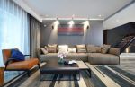 复式280平米现代风格客厅沙发装修效果图