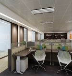 1100平现代风格办公室办公区装修效果图片