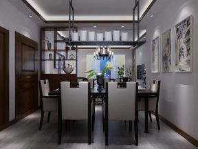 中式风格三居室118平米餐厅装修效果图赏析