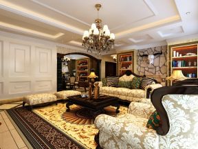 客厅地毯与沙发搭配 客厅地毯效果图 