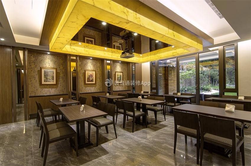 1800平現(xiàn)代風(fēng)格休閑度假酒店大廳吊頂裝修圖片