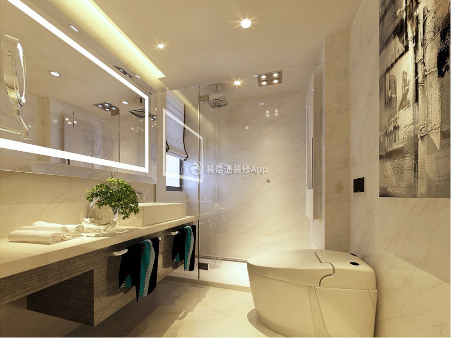 142平米两居室美式风格卫生间洗手池装修图片