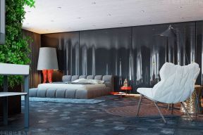 280平米现代风格别墅卧室装修设计效果图