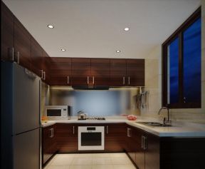 新中式风格167平米四居室厨房装修案例