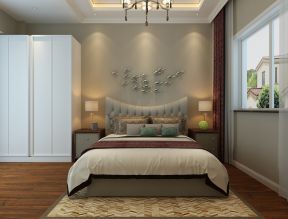 300平米别墅新中式风格卧室装修效果图片