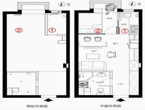 簡約風(fēng)格32平米小戶型客廳背景墻設(shè)計(jì)圖片