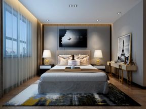 150平米三居室现代风格卧室装修设计效果图案例欣赏