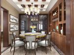 明珠家园新中式风格160平四居室装修效果图