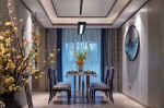 新中式风格164平米三居室餐厅吊顶设计图片