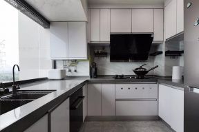 现代简约98平二居室厨房装修效果图