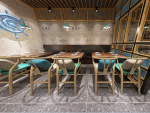 200平地中海风格餐厅装修设计效果图