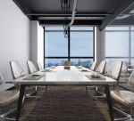120平米现代风格办公室会议室装修设计效果图