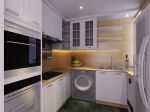 现代风格118平三居室厨房装修效果图