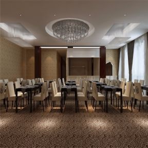 中式酒店餐厅设计 中式酒店餐厅效果图 