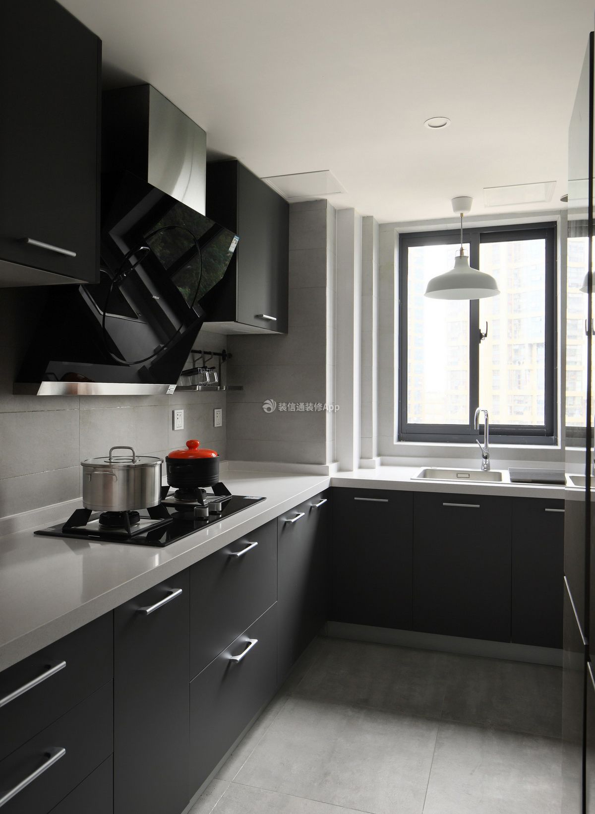 简约风格102平米两居室厨房设计图片