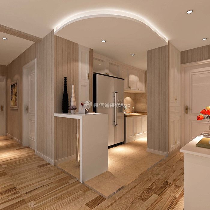 110平米欧式风格三居室厨房装修效果图