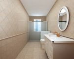 125平米田园风格三居室卫生间瓷砖装修效果图