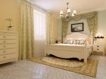 138平米地中海风格三居室卧室窗帘装修效果图