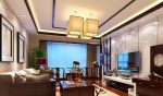 中式风格150平米三居室客厅吊灯装修效果图