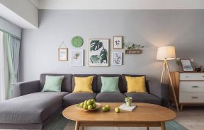 北欧风格100平三居室客厅沙发装修效果图