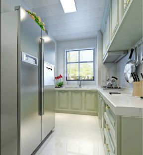 157平三居室美式风格厨房装修效果图