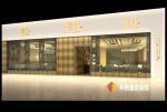 800平米新中式餐厅门面装修设计效果图