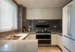 126平米新中式风格三居室厨房装修设计效果图欣赏
