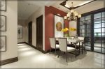 新中式风格134平三居室餐厅装修效果图