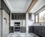 现代轻奢风格124平米三居室厨房橱柜设计图片