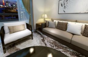 二居110平现代简约风格客厅沙发效果图
