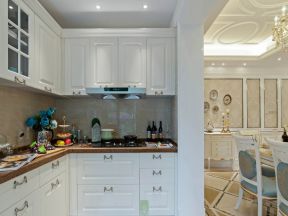 100平米三居室法式风格厨房装修设计效果图