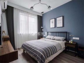 103平北欧风格三居室卧室窗帘装修效果图