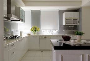 94平米二居室简欧风格厨房橱柜装修设计图